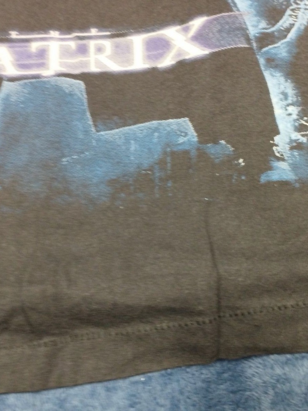 Men's Black Matrix Graphic Tee - Movie Poster Print - Picture 3 of 5